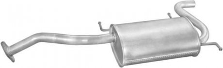 Глушитель задний (конечный, основной) для mazda 121 1.3-8v; 1.3 -16v 11/90 -95 POLMOSTROW 12.32 (фото 1)