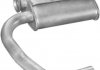 Глушитель, алюм. сталь, передн. часть mercedes 207d-410d 89-91 (13.10) polmostro POLMOSTROW 1310 (фото 1)