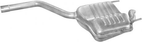 Глушник задній (кінцевий, основний) для mercedes c-220 2.2d/c-250 2.5d 93-96 POLMOSTROW 13.171