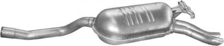 Глушитель задний (конечный, основной) для mercedes w124 85-93 300d 3.0d POLMOSTROW 13.20