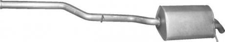 Глушитель задний (конечный, основной) для mercedes c200-w203/c200-t203/c220-w203/c220-t20 POLMOSTROW 13.211 (фото 1)