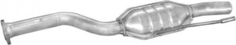 Глушитель, алюм. сталь, средн. часть mercedes e250-w124 2.5 d sedan 93-95 (13.3 POLMOSTROW 1335 (фото 1)