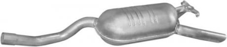 Глушитель задний (конечный, основной) для mercedes e300-w124 3.0 d 93-95 POLMOSTROW 13.46 (фото 1)