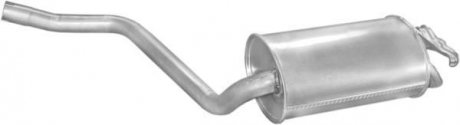 Глушитель задний (конечный, основной) для mercedes 190e 2,3 86-91 POLMOSTROW 13.59