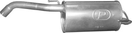 Глушитель nissan micra 1.5 dci turbo diesel 04/05-12/10 POLMOSTROW 15.14