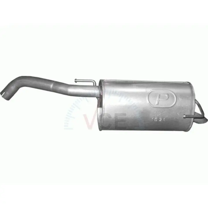 Глушитель алюм. сталь, задн. часть nissan note 1.6i-16v 01/06-04/09 (15.21) polm POLMOSTROW 1521 (фото 1)