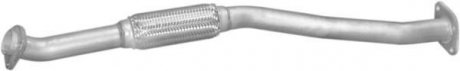 Труба глушника середня для nissan primera 2.0 td 00-02 POLMOSTROW 15.241 (фото 1)