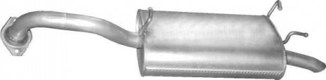 Глушник алюм. сталь, задн. частина nissan primiera 2.0i 16v kombi 02/02-07 (15.4 POLMOSTROW 1540 (фото 1)