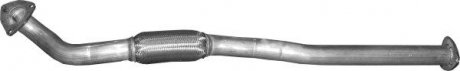 Глушник, алюм. сталь, передн. частина opel astra h (17.132) POLMOSTROW 17132