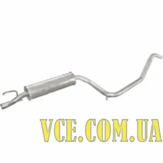 Середній глушник вихлопних газів POLMOSTROW 17.134