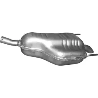 Глушник алюм. сталь, задн. частина opel astra h 1.8i 16v 03/04- POLMOSTROW 17.307