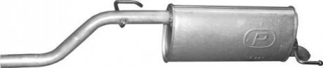Глушитель алюм. сталь, задн. часть opel corsa d 1.0i 12v (17.341) POLMOSTROW 17341 (фото 1)