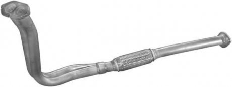 Труба глушителя приёмная для opel astra f 1.7d hat. sed. combi 92-95 POLMOSTROW 17.428 (фото 1)