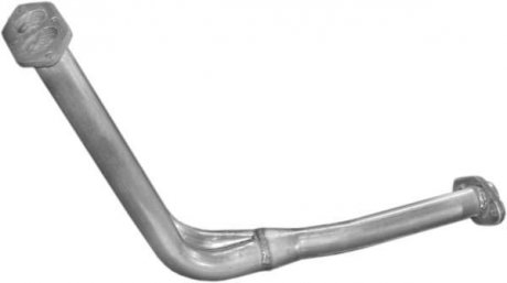 Труба глушителя приемная для opel kadett 82-84 1.6d POLMOSTROW 17.468 (фото 1)