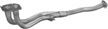 Глушник, алюм. сталь, передн. частина opel vectra 1.4-1.6i 88-92 (17.515) polmos POLMOSTROW 17515