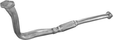 Глушник, алюм. сталь, передн. частина opel vectra a 1.7d 92-95 (17.522) polmostr POLMOSTROW 17522