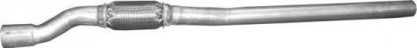 Глушитель алюм. сталь, средн. часть opel corsa c 1.3 cdti hatchback 06/03-07/06 POLMOSTROW 17529 (фото 1)