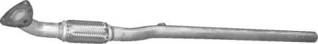 Труба глушителя приемная для opel corsa c 1.0i 01-06 POLMOSTROW 17.538 (фото 1)