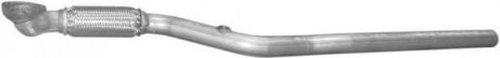 Глушник алюм. сталь, передн. частина opel astra g 1.8i-16v, zafira 1.8i-16v (17 POLMOSTROW 17624