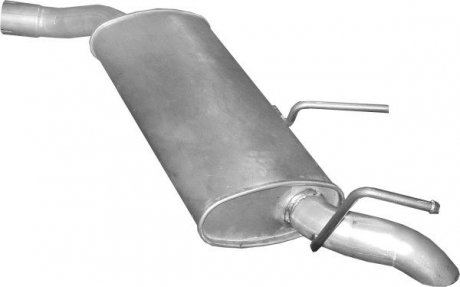 Глушник алюм. сталь, задн. частина opel vectra c, signum 1.9 cdti turbo дизель (POLMOSTROW 1777 (фото 1)
