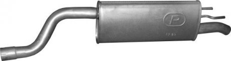 Глушитель алюм. сталь, задн. часть opel meriva b 1.4i turbo POLMOSTROW 17.83 (фото 1)