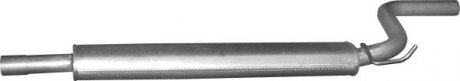 Глушник алюм. сталь, середн. частина opel meriva b 1.4i turbo (17.84) POLMOSTROW 1784