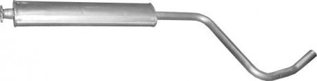 Глушитель алюм. сталь, средн. часть opel astra j 1.6i/chevrolet cruze (17.88) POLMOSTROW 1788 (фото 1)