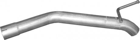 Глушник алюм. сталь, випускн. труба opel astra j 1.6i (17.90) POLMOSTROW 1790 (фото 1)