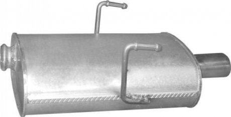 Глушник, алюм. сталь, задн. частина peugeot 406 2.0i-16v 97-04 coupe (19.212) po POLMOSTROW 19212