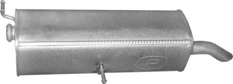 Глушник алюм. сталь, задн. частина peugeot 3008 1.6 hdi (19.31) POLMOSTROW 1931