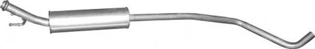Глушитель алюм. сталь, средн. часть citroen c4ds4/peugeot 3083008 (19.39) polm POLMOSTROW 1939 (фото 1)