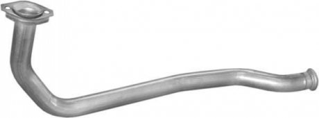 Глушник, алюм. сталь, передн. частина renault clio 1.2 1.4 90-94 (21.301) polmos POLMOSTROW 21301
