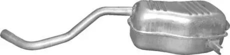 Глушитель алюм. сталь, задн. часть renault clio iii 1.6i 16v 05- (21.33) polmost POLMOSTROW 2133