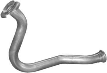 Труба глушника приймальна для Renault r19 1.7; 1.9d chamade дизель 88-96 POLMOSTROW 21.404 (фото 1)