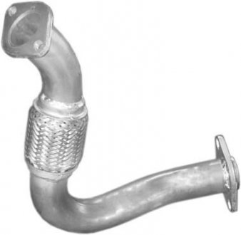 Труба глушителя приемная для Renault Megane и Scenic 95-02 1.9d POLMOSTROW 21.552