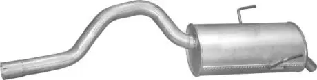Глушитель алюм. сталь, задн. часть renault espace 2.2 dci 00 -02 POLMOSTROW 21.555