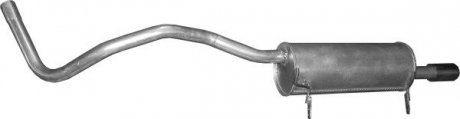Глушитель алюм. сталь, задн. часть renault fluence 1.5 dci (21.65) POLMOSTROW 2165 (фото 1)