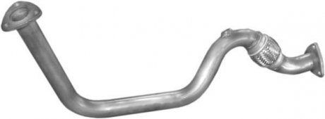 Труба глушителя приемная для seat cordoba 1.4i 09/95 – 06/96; ibiza 1.4i 06/95 – 06/96; inca 1 POLMOSTROW 23.130 (фото 1)