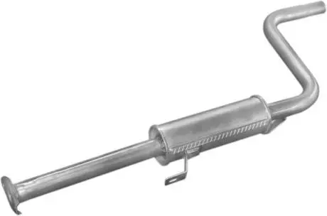 Резонатор (середній глушник) для suzuki swift 3d 88-91 1.0/1.0i (287-101=+25.02) POLMOSTROW 25.01