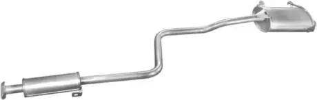 Система (глушитель+резонатор) POLMOSTROW 2523