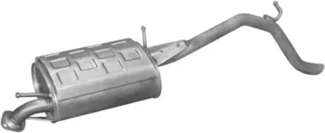 Глушник задній кінцевий POLMOSTROW 25.57