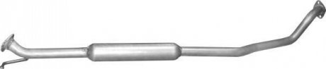 Глушник алюм. сталь, середн. частина suzuki swift 1.5i-16v 05- (25.68) POLMOSTROW 2568