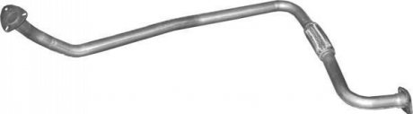 Глушитель, алюм. сталь, передн. часть Toyota hi-lux/vw taro (26.207) POLMOSTROW 26207 (фото 1)