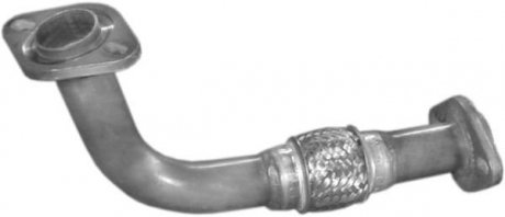 Труба глушителя приемная Toyota Carina e 1,6i-16v 73kw; 01/96 - 10/97 POLMOSTROW 26.282 (фото 1)