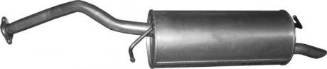 Глушитель алюм. сталь, задн. часть totota prius 1.5 hybrid 08/03-02/09 (26.30) p POLMOSTROW 2630 (фото 1)