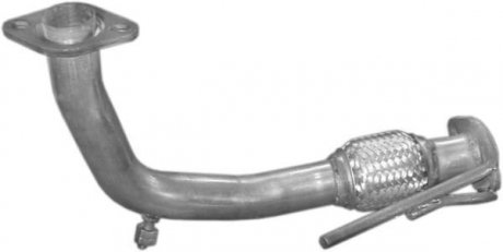 Труба глушителя приемная для Toyota corolla 1.8d 87-92 POLMOSTROW 26.319 (фото 1)
