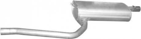 Глушник алюм. сталь, задн. частина Toyota avensis 1.6i-16v, 1.8i-16v, 2.0i-16v POLMOSTROW 26324 (фото 1)