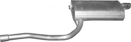 Глушитель алюм. сталь, задн. часть Toyota avensis 1.6 10/00-02/03 (26.328) POLMOSTROW 26328 (фото 1)