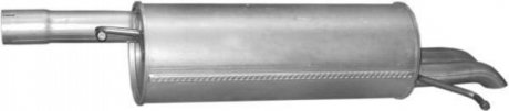 Глушитель алюм. сталь, задн. часть vw 2.0i 00-05 sedan/kombi (30.276) pol POLMOSTROW 30276 (фото 1)