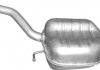 Глушитель алюм. сталь, задн. часть vw passat 2.0 tdi turbo diesel 06/05-11/10 (3 POLMOSTROW 3053 (фото 2)